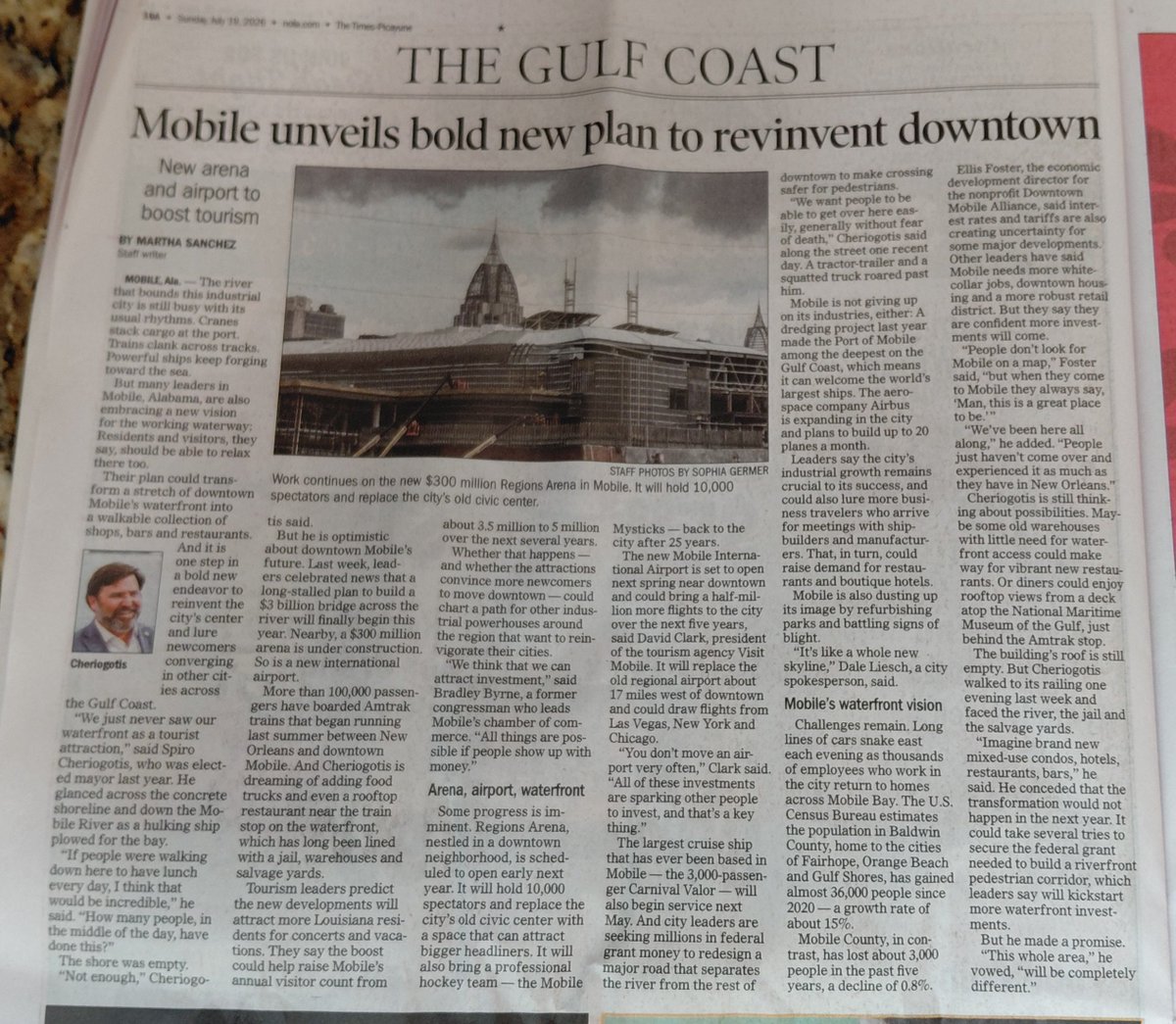 nolacampanella's tweet photo. In today's Times-Picayune.... https://t.co/uG0Qyun94e