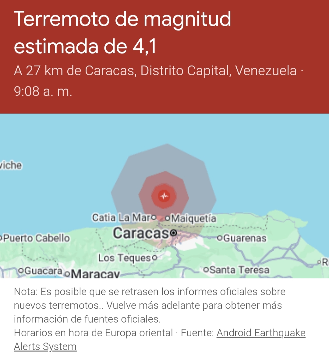 lui_regresa's tweet photo. REPORTE SÍSMICO 21 | Actualización de la actividad sísmica en Venezuela  | 19 de julio de 2026, 10:30 VET | 16:30 CEST

Por:  Luiraima Salazar

La actividad sísmica en Venezuela continúa dominada por microsismicidad y sismos de baja magnitud, distribuidos principalmente en el corredor tectónico del centro-norte del país.  También se aprecia un pequeño enjambre sísmico al sur de isla La Tortuga y eventos aislados en el oriente y occidente.  

En líneas generales, el comportamiento observado es consistente con el proceso de reajuste tectónico posterior al doblete sísmico del 24 de junio de 2026, sin evidencias de un incremento sostenido de las magnitudes, lo que se ajusta perfectamente a la evolución esperada de una secuencia de réplicas, aunque ello no implica que la actividad haya concluido aún (USGS, 2026; FUNVISIS, 2026).

Durante este último período de tiempo, destacaron los eventos de La Guaira (M 3.0, 3.9 km de profundidad, 02:08 VET) y Boca de Aroa (M 3.0, 6.7 km, 02:11 VET), acompañados por numerosos sismos someros entre M 2.0 y M 2.7 registrados en Naiguatá, Caracas, Los Teques, La Victoria y otras localidades del centro del país.  También se registraron en Caracas un M 2.1 a 17.4 km de profundidad y un M 2.4 a solo 4.2 km, este último suficientemente superficial para ser percibido levemente por parte de la población.  

La distribución espacial de estos eventos continúa siendo compatible con el comportamiento sísmico del sistema de fallas activas del norte de Venezuela, particularmente los sistemas de Morón, San Sebastián, La Victoria y otras estructuras asociadas al límite entre las placas del Caribe y Suramérica (Audemard, 2005; Beltrán et al., 1994).

Uno de los aspectos más relevantes de esta actualización es que varios de los eventos ocurrieron a profundidades muy someras o superficiales, entre los 4 a 10 km aproximadamente.  Aunque estas magnitudes liberan relativamente poca energía, la escasa profundidad permite que las ondas sísmicas lleguen a la superficie con una menor atenuación, aumentando la probabilidad de que sean percibidas cerca del epicentro, aquí también influye la calidad o las caracteristicas geotécnicas del subsuelo.  Este comportamiento explica que los sismos de magnitud moderada o baja puedan sentirse más claramente sin que ello implique necesariamente una mayor liberación de energía (USGS, 2023; Wald et al., 1999).

El evento registrado en La Guaira durante la madrugada hoy, constituye un buen ejemplo de esta situación.  Numerosos usuarios recibieron inicialmente una alerta del Android Earthquake Alerts System (Google) que estimó una magnitud preliminar de M 4.1, localizada aproximadamente a 27 km de Caracas.  Posteriormente, FUNVISIS publicó la solución instrumental revisada correspondiente al mismo evento, asignándole una magnitud M 3.0, una profundidad de 3.9 km y un epicentro localizado 9 km al oeste de La Guaira, a las 02:08 VET (FUNVISIS, 2026; Google LLC, 2026).

Esta diferencia es completamente esperable desde el punto de vista sismológico y no debe interpretarse como una contradicción entre ambas fuentes.  El sistema de alertas de Google utiliza acelerómetros de teléfonos Android para emitir una estimación automática preliminar en cuestión de segundos, cuyo objetivo es proporcionar una alerta temprana a la población.
Posteriormente, las agencias sismológicas procesan todos los registros obtenidos por redes de estaciones sísmicas calibradas, identifican las fases sísmicas, refinan la localización hipocentral y recalculan la magnitud mediante procedimientos instrumentales estandarizados.  Como consecuencia, es habitual que las magnitudes preliminares sean corregidas una vez finalizado el procesamiento de los datos.

Este episodio también permite aclarar un concepto fundamental que frecuentemente genera confusión en la divulgación científica, y es que la percepción humana de un sismo no es equivalente a su magnitud.

La magnitud cuantifica la energía liberada en el foco sísmico mediante escalas instrumentales como la Magnitud de Momento (M / Mw), mientras que la Intensidad Mercalli Modificada (MMI) describe los efectos observados y la forma en que el movimiento fue percibido por las personas en un lugar determinado.  La intensidad también depende, entre otros factores, de la distancia al epicentro, la profundidad del hipocentro, las características geológicas del terreno, las condiciones locales de amplificación sísmica y la respuesta dinámica de las edificaciones (Worden et al., 2012; Wald et al., 1999).

En consecuencia, un sismo M 3.0 con un hipocentro de apenas 3.9 km de profundidad puede alcanzar intensidades III e incluso IV en la escala de Mercalli Modificada en las zonas más cercanas al epicentro, siendo mayormente percibido por buena parte de la población sin ocasionar daños estructurales significativos.

Es por ello, que muchas personas sientieron hoy el sismo, pero eso no significa que necesariamente su magnitud haya sido mayor, sino que las condiciones locales favorecieron una intensidad percibida relativamente elevada.  Entonces, Magnitud e intensidad son parámetros distintos y no deben utilizarse como sinónimos (USGS, 2023; Worden et al., 2012).

Por otro lado, en el mar, al sur y sureste de Isla La Tortuga, continúa observándose un pequeño enjambre sísmico, con eventos de M 2.9 (29.3 km), M 3.6 (8.7 km), M 3.4 (24.4 km), M 2.7 (9.0 km) y M 2.4 (10.6 km) registrados entre las 00:35 y las 06:22 VET.  La cercanía espacial y temporal de estos sismos sugiere un proceso localizado de reajuste tectónico dentro del margen continental venezolano.

Sin embargo, con la información actualmente disponible no es posible atribuir todos estos eventos a una estructura geológica específica, ya que ello requiere información sobre más detalladas de relocalizaciones hipocentrales, mecanismos focales, análisis de formas de onda y, de ser posible, información geodésica adicional mediante técnicas GNSS e InSAR (Audemard, 2005; USGS, 2026), a las cuales, de momento no tengo acceso.

En el oriente del país continuó la actividad sísmica asociada al Sistema de Fallas de El Pilar, una de las estructuras geológicas más activas y más potentes del límite entre las placas del Caribe y Suramérica (Audemard, 2005).  Al sismo de Yaguaraparo (9 km NW), M 3.1, a 8.8 km de profundidad, registrado el 18 de julio a las 10:52 VET, se le suma un nuevo evento ocurrido el 19 de julio a las 09:04 VET, localizado 18 km al suroeste de El Pilar, de magnitud M 3.1 y 4.3 km de profundidad.  

La escasa profundidad de este último permitió que éste pudiera ser percibido por las poblaciones cercanas al epicentro.  Ambos eventos son consistentes con la actividad tectónica propia del sistema de fallas de El Pilar y no deben interpretarse automáticamente como réplicas directas asociadas al doblete sísmico del 24 de junio, sino como parte de la sismicidad habitual de una de las regiones con mayor actividad sísmica del país (FUNVISIS, 2026; Audemard, 2005).

Hacia el occidente del país, también se registraron eventos aislados en San Felipe, Quíbor, Trujillo y Bachaquero, confirmando que el catálogo sísmico nacional continúa reflejando tanto la evolución de la secuencia del centro del país como la actividad sísmica cotidiana de otras regiones tectónicamente activas.

La ocurrencia simultánea de sismos en distintas zonas de Venezuela no constituye evidencia de una ruptura continua entre todas ellas, sino del comportamiento tectónico habitual de varios sistemas de fallas independientes sometidos al mismo régimen regional de esfuerzos asociado al desplazamiento relativo entre las placas del Caribe y Suramérica (Beltrán et al., 1994; Audemard, 2005).

En conjunto, la información disponible indica que la secuencia continúa evolucionando de manera compatible con un proceso de redistribución progresiva de esfuerzos tectónicos.  Aunque la magnitud y frecuencia de los eventos ha disminuido respecto al doblete principal, ello no permite concluir que la secuencia haya finalizado definitivamente, ni si existe la posibilidad de predecir la magnitud o el lugar de un próximo sismo.   

Sin embargo, deben mantenerse abiertos todos los escenarios debido a la complejidad de la secuencia iniciada el 24 de junio de 2026.  Hasta ahora, la diferencia entre el evento principal y la mayor réplica no se aproxima al promedio de 1.2 unidades descrito por la ley de Båth.  Aún así, esta relación es estadística y no implica que “falten” obligatoriamente sismos de determinada magnitud (Båth, 1965; Helmstetter & Sornette, 2003).  Por esta razón, tampoco se puede descartar la ocurrencia de réplicas moderadas o de un nuevo evento significativo, pero a su vez, de ninguna manera puede predecirse nada teniendo únicamente como base esta ley.

Igualmente, que el enjambre sísmico registrado al sur de Isla La Tortuga no constituye, por sí solo, una evidencia que permita pronósticar la ocurrencia inminente de un terremoto de mayor magnitud hacia esta zona o el oriente del país.

Recomendaciones:

1. Se recomienda a la población mantener la calma, consultar la información emitida por los organismos sismológicos oficiales, comprender la diferencia entre magnitud e intensidad, revisar las edificaciones previamente afectadas por el doblete del 24 de junio y mantener actualizado el plan familiar de emergencia.

2. Durante un sismo debe aplicarse la recomendación internacional Agáchese, Cúbrase y Sujétese.

Finalmente, ninguno de los eventos registrados durante este período reúne características que indiquen una amenaza de tsunami para las costas venezolanas, por lo que cualquier evacuación debe responder exclusivamente a las alertas emitidas por las autoridades competentes o a señales naturales inequívocas, por ejemplo, del USGS o FUNVISIS.

Bibliografía consultada y recomendada

Audemard, F. A. (2005).  Venezuelan active tectonics: The role of the Caribbean–South America plate boundary.  En H. D. Mann (Ed.), Caribbean–South American Plate Interactions, Venezuela. Geological Society of America Special Paper  394, pp. 299–314.

Audemard, F. A. (2006).  Surface rupture associated with the 9 July 1997 Cariaco earthquake and neotectonics of the El Pilar Fault, Venezuela. Tectonophysics, 424(1–4), 19–39.

Båth, M. (1965).  Lateral inhomogeneities of the upper mantle. Tectonophysics, 2(6), 483–514.

Bird, P. (2003).  An updated digital model of plate boundaries.  Geochemistry, Geophysics, Geosystems, 4(3), 1027.

Fundación Venezolana de Investigaciones Sismológicas (FUNVISIS). (2026).  Catálogo de eventos sísmicos de Venezuela.

Fundación Venezolana de Investigaciones Sismológicas (FUNVISIS).  Venezuela, país sísmico.

Google LLC. (2026).  Android Earthquake Alerts System.

Helmstetter, A., & Sornette, D. (2003).  Båth’s law derived from the Gutenberg–Richter law and from aftershock properties.  Geophysical Research Letters, 30(20), 2069.

Servicio Geológico Colombiano-SGC. (2026). Catálogo Sísmico Colombiano.

United States Geological Survey-USGS. (2023). Earthquake Hazards Program. Magnitude, Intensity, and Shaking.

United States Geological Survey-USGS. (2026).  ANSS Comprehensive Earthquake Catalog.

Wald, D. J., Quitoriano, V., Heaton, T. H., & Kanamori, H. (1999).  Relationships between peak ground acceleration, peak ground velocity, and Modified Mercalli Intensity in California. Earthquake Spectra, 15(3), 557–564.

Worden, C. B., Gerstenberger, M. C., Rhoades, D. A., & Wald, D. J. (2012).  Probabilistic relationships between ground-motion parameters and Modified Mercalli Intensity in California.  Bulletin of the Seismological Society of America, 102(1), 204–221.

Imagen: Alerta de un sismo de M 4.1 registrado hoy a las 02:08 h VET por Google Android Earthquake Alerts System corregido posteriormente por FUNVISIS con una M 3.0 a 3.9 km de profundidad.