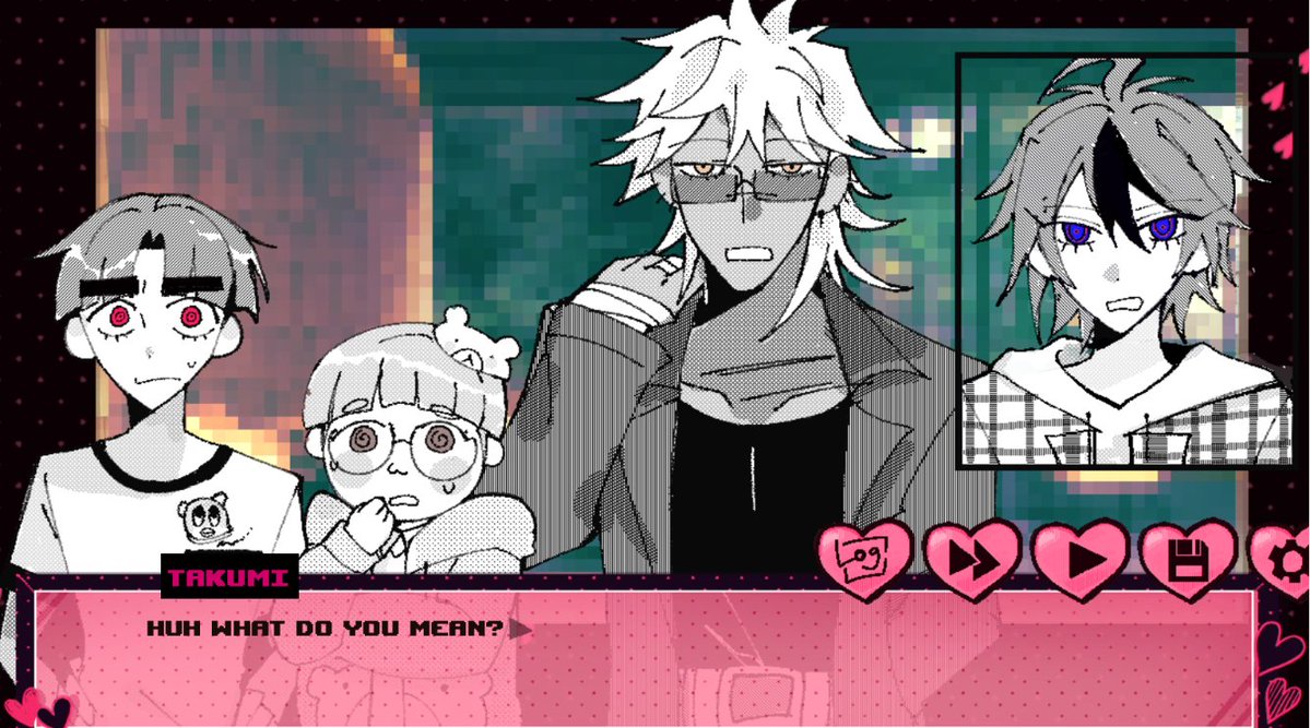 dangotakkun's tweet photo. Second Guessing: An Eitaku gachikoi au fangame! 

Takumi finds himself behind on his job and luckily Karua his childhood friend is willing to help! She lends the idea of holding a raffle date for a lucky fan to spend time with him! What could go wrong?! 

https://t.co/wrhvPBrwh0 https://t.co/XevSHGH2Hc