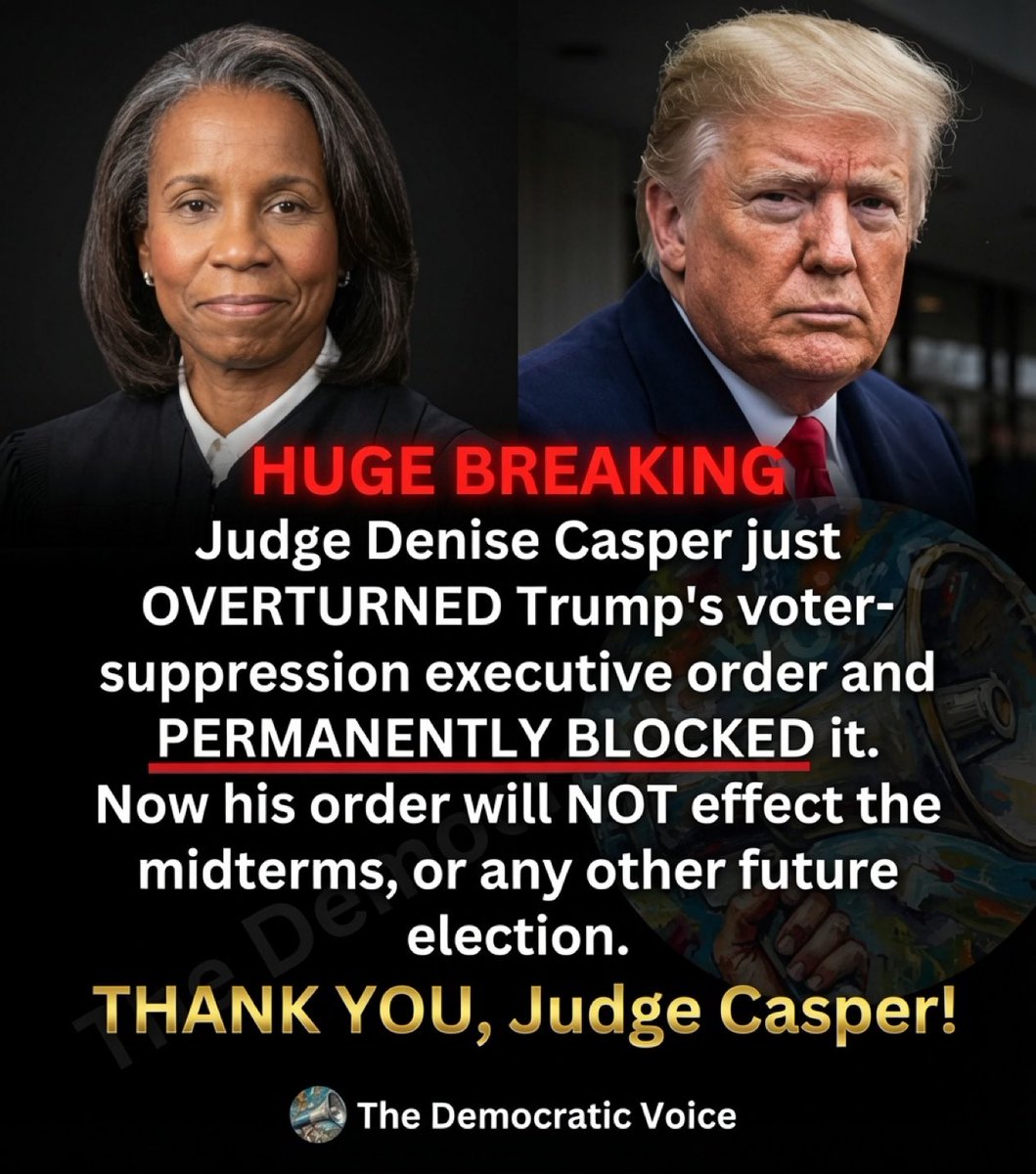 mjfree's tweet photo. FUCK YEAH!!!! Judge Casper ruled that pompous Trump lacks the authority to oversee elections and rejected the corrupt, authoritarian Trump regime's unsupported claims of "widespread illegal voting, discrimination, fraud, and other forms of malfeasance and error."

JUSTICE 1
TRUMP 0