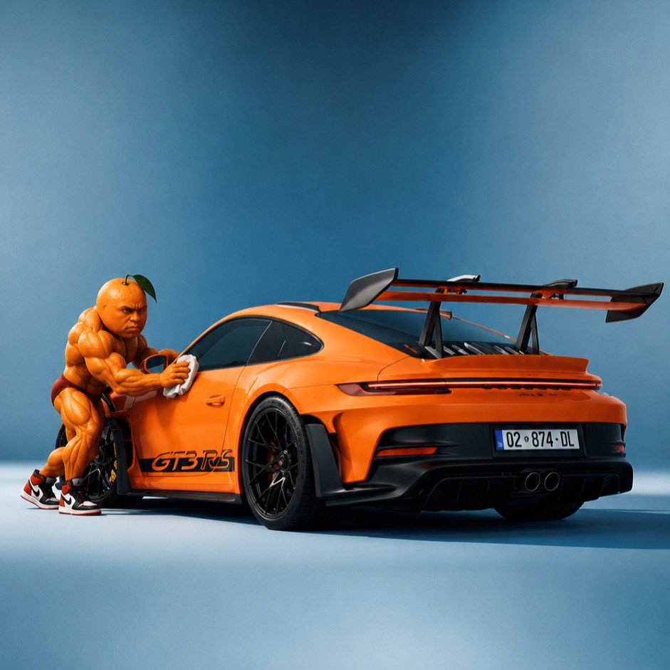 davidportd's tweet photo. Stay 𝙥𝙖𝙩𝙞𝙚𝙣𝙩.
Stay 𝙡𝙤𝙘𝙠𝙚𝙙 𝙞𝙣.
The best is yet to come! 

The orange machine is ready. 𝘼𝙧𝙚 𝙮𝙤𝙪? 🍊🚗
$Udin @UdinTheMeme #Brainrot #Meme https://t.co/5ybuUW5va3