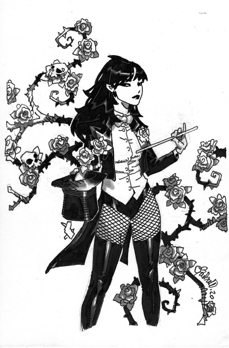 WonderKesha's tweet photo. Zatanna by Chris Bachalo https://t.co/dyPdEixNyC