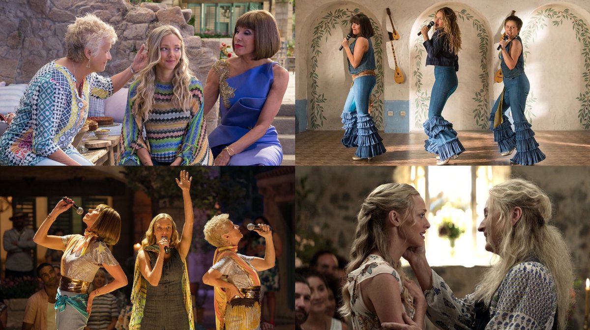 PopBase's tweet photo. ‘Mamma Mia! Here We Go Again’ was released 8 years ago today. https://t.co/JFW8I5ZHFI