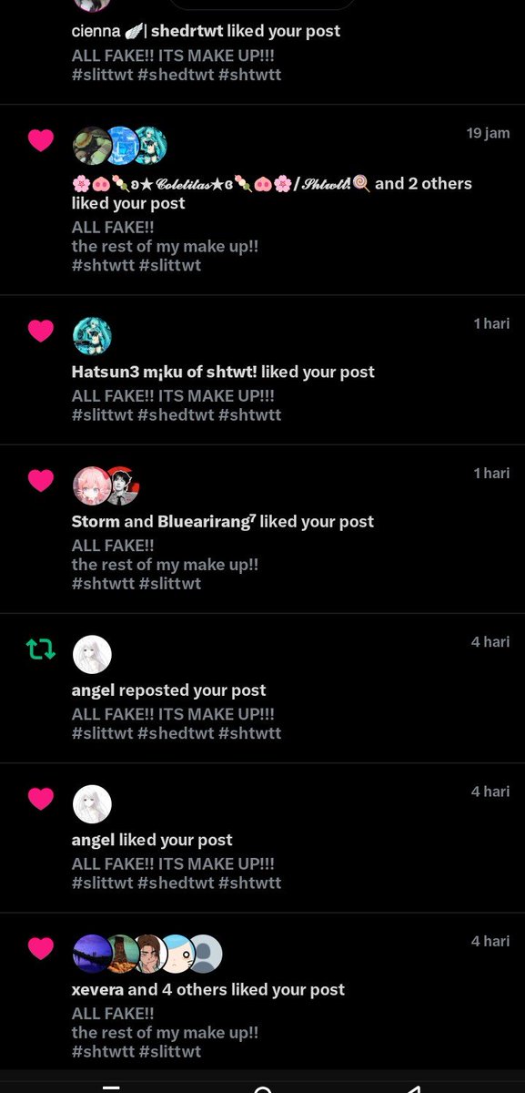 de_jadeenvm's tweet photo. I checked the notification of this apk, ya'll just gave me dopamine https://t.co/NAogUFfADN