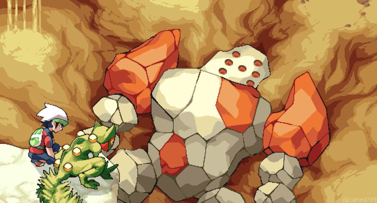 carted789's tweet photo. Regirock. A gigantic discovery🪨 #pokemonㅤㅤㅤ https://t.co/xVghmKNNvA