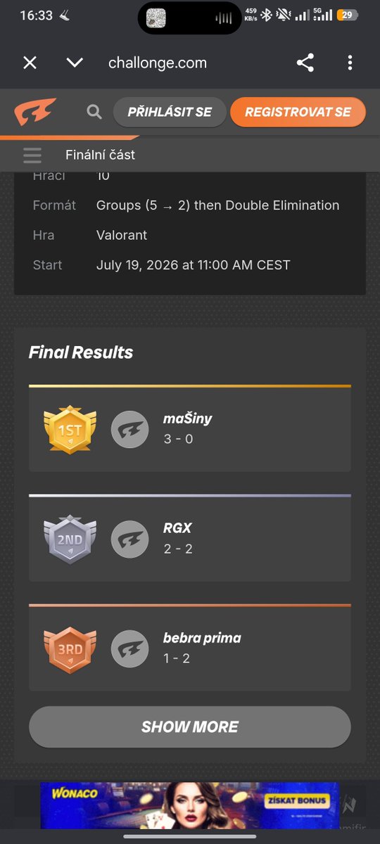 Goats_CZ's tweet photo. Our boys ended on 2 place!! Absolute cinema from them and first LAN and we cashed not a small amount of money!@woody_valo @yuk1valo https://t.co/v3uv20hpsx