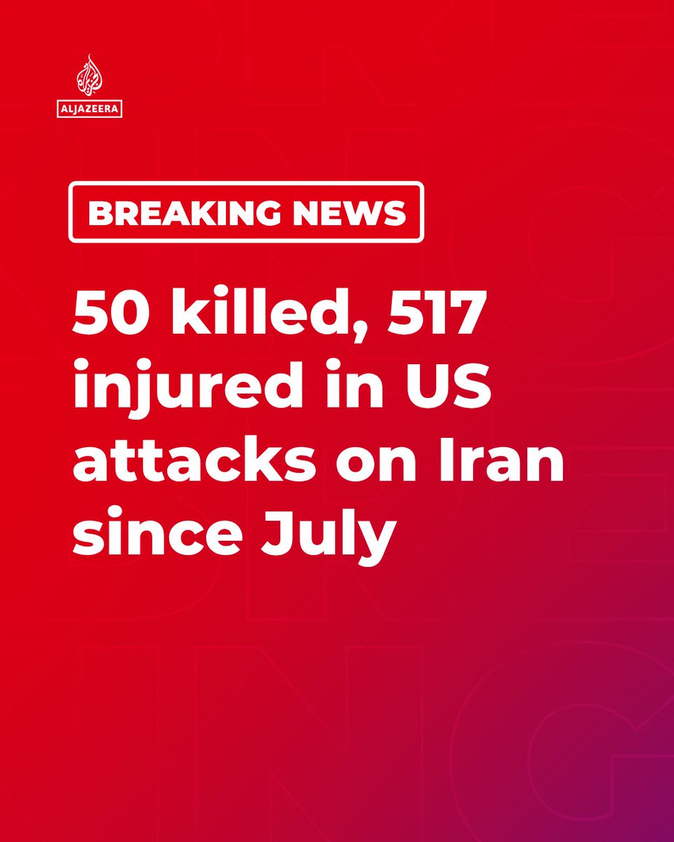 US Aggression Leaves 50 Dead, 517 Wounded in Iran Since July, Tehran Reports