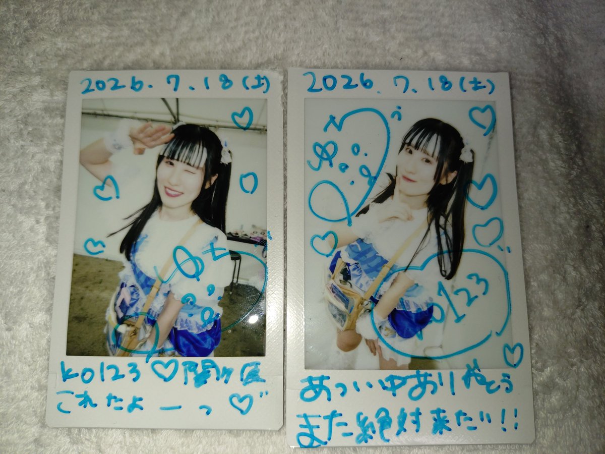 1203ggl's tweet photo. 柴山ゆちさん。スコールラインの中では一番古くからソロでもお会いしてる娘。最近は可愛らしいから綺麗になったなと成長を感じる。色んな意味でお手本の様なアイドルだと思ってる。暑い中でも関ヶ原を目一杯楽しんでた。物販も大人気だった。名刺に書いてある話せばもっと好きになるはその通りだと思う https://t.co/IBOceiMkvo
