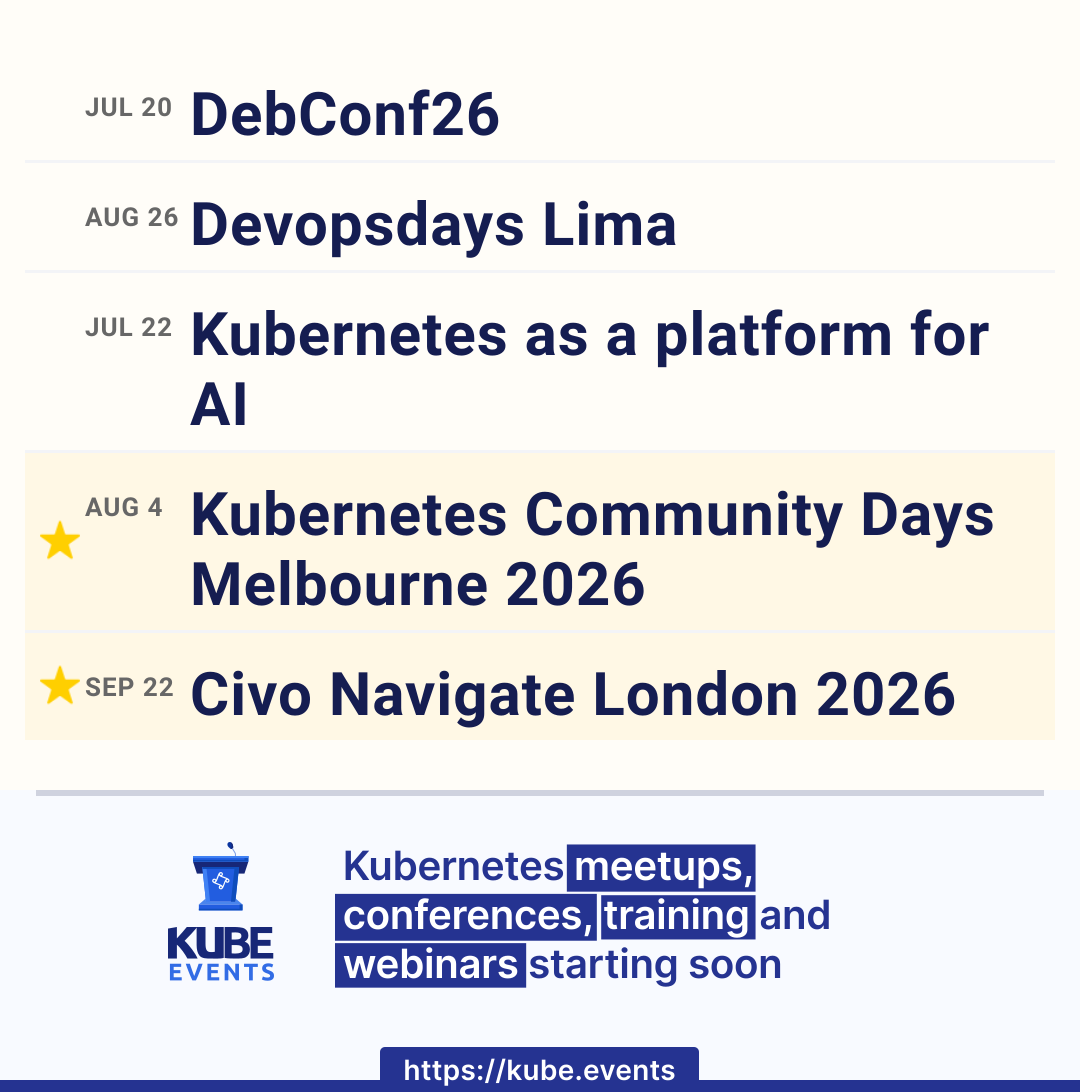 Kube Events tweet media