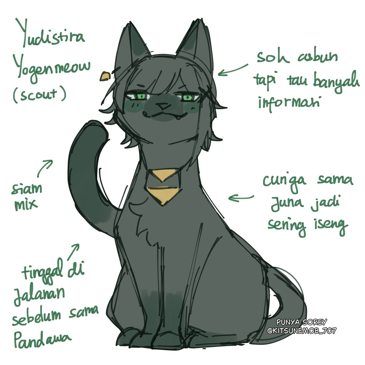 Kitsunemob_707's tweet photo. Konsep dunia isekai kucing tapi #AllSun dan ☀️ jadi main protagnya wkwkw

[1/2] https://t.co/cKEI258qqy