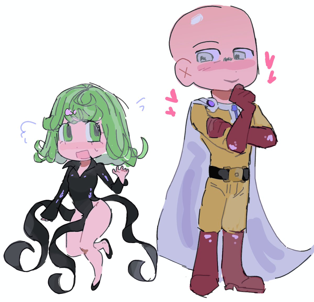nekoexe_'s tweet photo. #saitatsu #saitama #tatsumaki #onepunchman https://t.co/jV23feqF4S