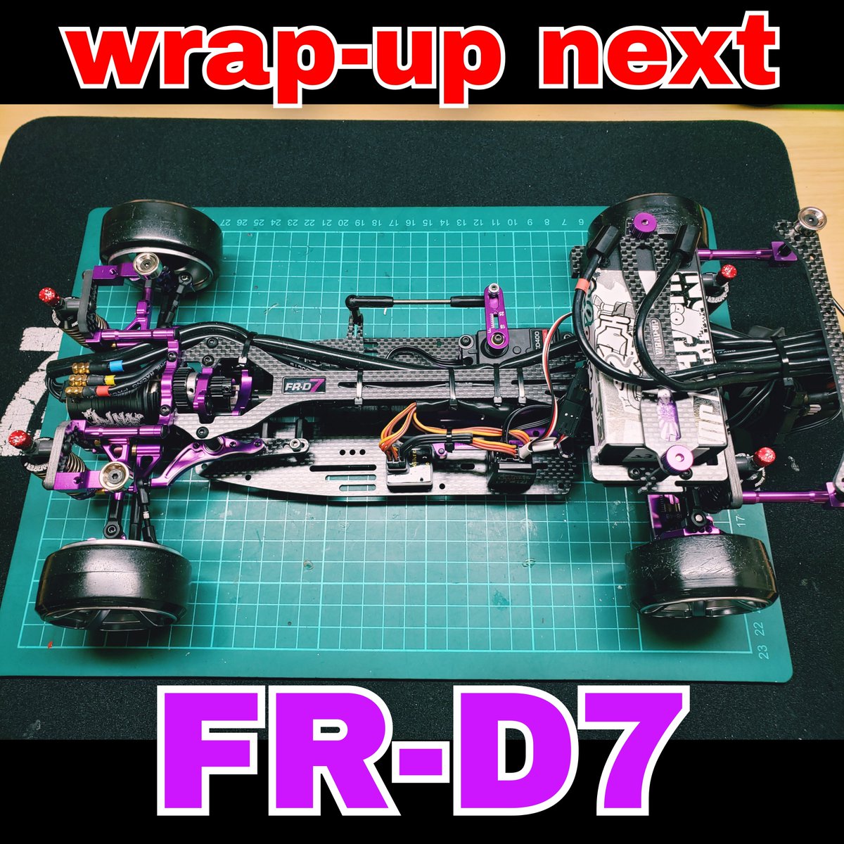 saitama_RC's tweet photo. FR-D7 メカ積み完了🙌
その他、細かな調整も完了してシェイクダウンを待つのみ‼️切れ角も申し分ないところまで追い込んだ🎵
さて、次回はシェイクダウン、楽しみだ😊✋
#wrap-up next
#ラップアップ
#FR-D7 https://t.co/qCnyjYU4J5