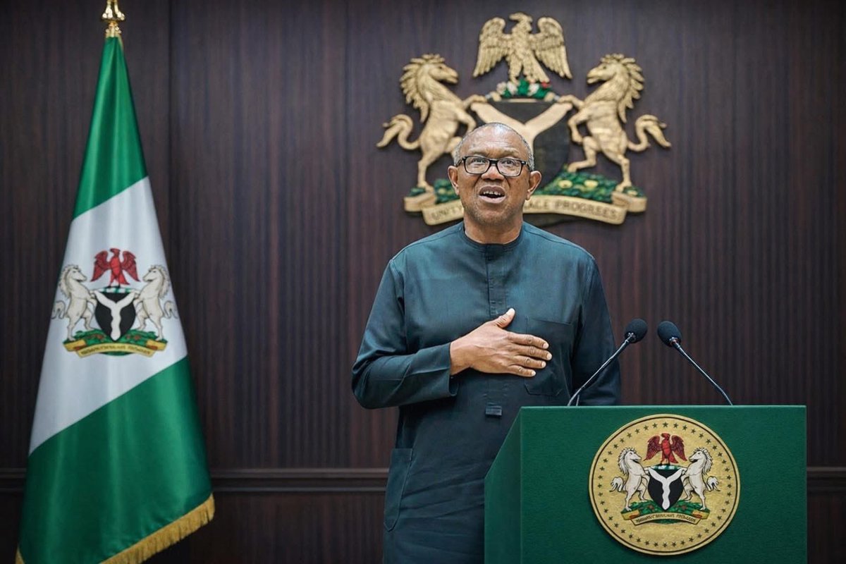 Kassychap's tweet photo. Happy Birthday to the only Nigerian billionaire leader and politician who has conquered greed and IS A BIG MOVEMENT AS A PERSON, single handedly fought the evil system to and stand still and living free.

H.E. PRESIDENT PETER OBI CON 💯

OKWUTE NDI AFRICA!!!! 
💙💙💙💙💙💙💙💙 https://t.co/EWHYcdtr6v