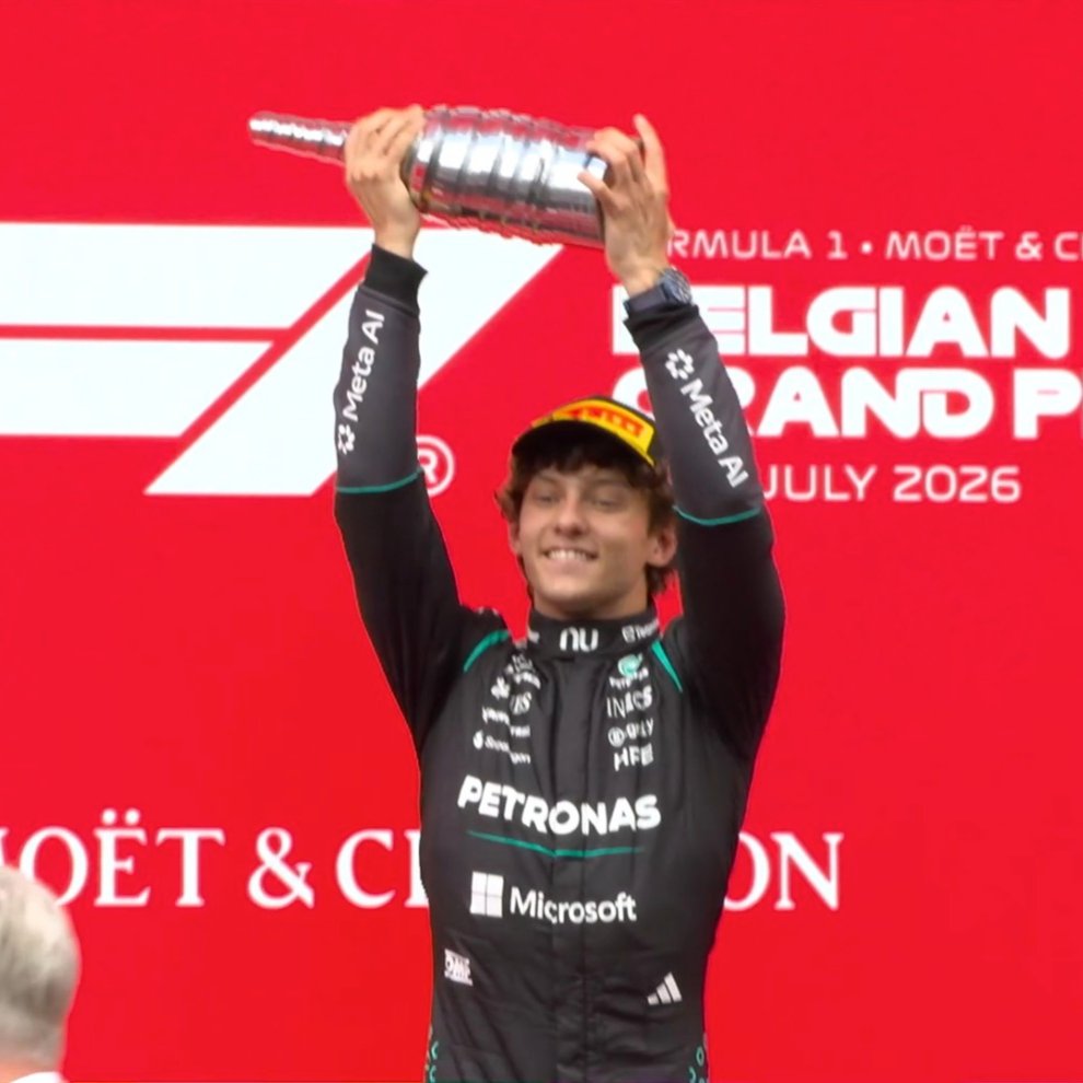 MercedesAMGPCF1's tweet photo. So proud of you, Kimi!!🌟 https://t.co/N9GM3kaS3w
