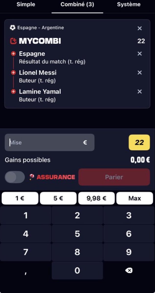 Netflex_27's tweet photo. @Betclic Mattheo270533 https://t.co/lpLdbWpf2L