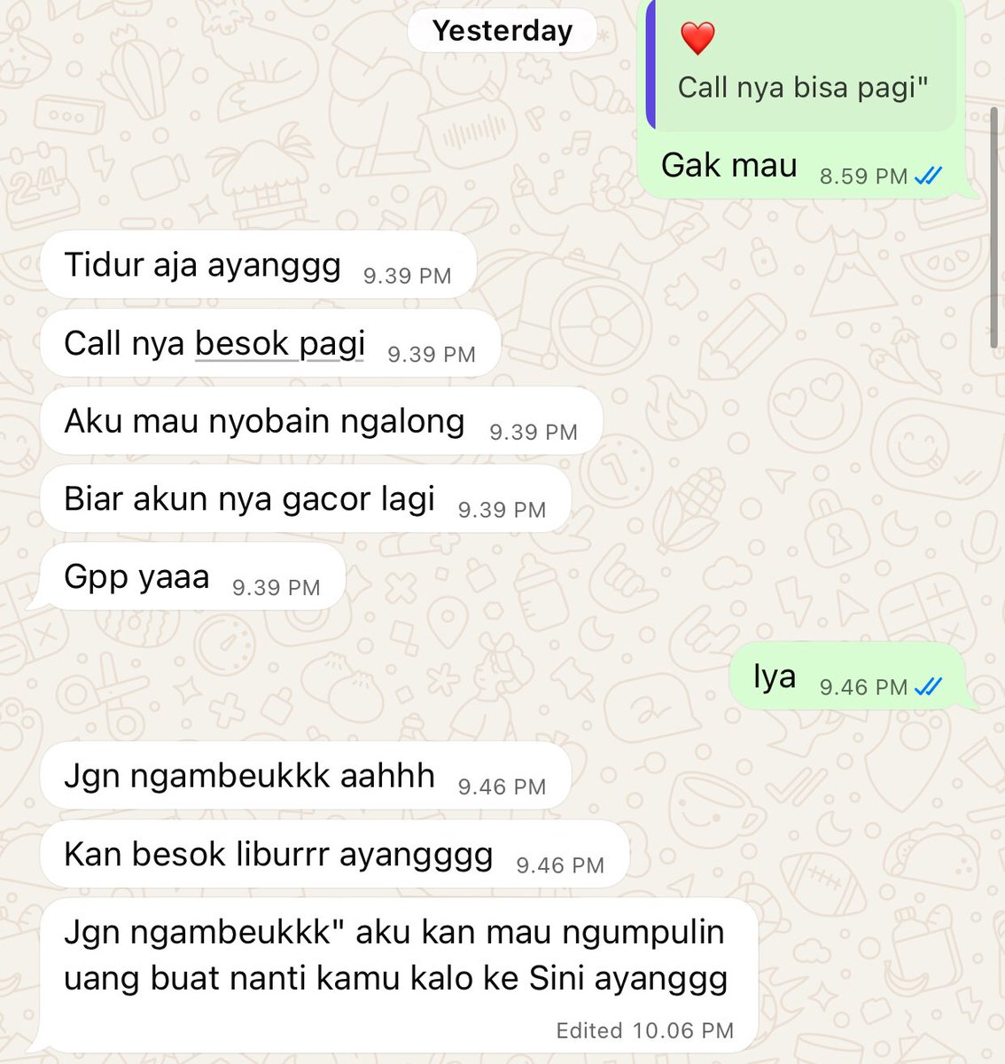 Astroboyy_'s tweet photo. Kasian sebener nya ngeliat dia capek ngojol sehabis pulang kerja. Tapi dia selalu bilang "emg kamu mau nanti punya suami/pacar yg males?"
Semoga selalu dimudahkan disetiap langkah nya ayangggg🫶 https://t.co/AlnlncCjcb