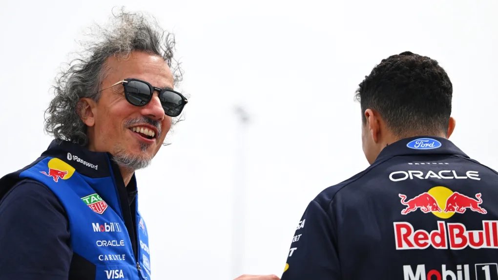LeSprintEdition's tweet photo. « Tu avais le rythme des trois premiers. Félicitations Isack, ta meilleure course avec nous. » 🤝

Les mots de Laurent Mekies à la radio après la course, très satisfait de la course de son pilote.

#F1 #BelgianGP https://t.co/GzJMNV2K1c