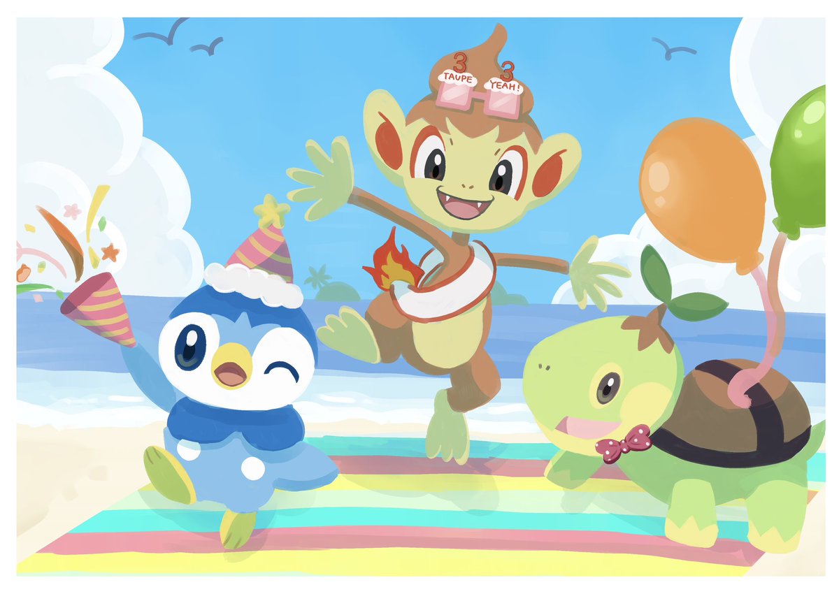 _sleep_po's tweet photo. #ポケスリ3周年をみんなで 
だいすきなポケモンスリープ！
3周年おめでとうございます🥳🎈✨ https://t.co/JuEtS5Qs3T