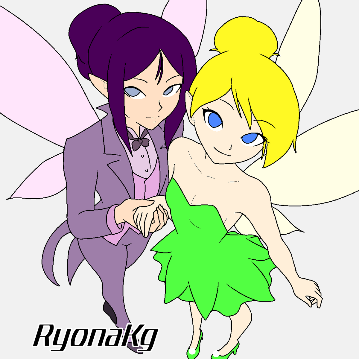 Ryonakg6's tweet photo. Vidia y Tinker Bell compartiendo un momento muy íntimo 💜💚

#Vidia #TinkerBell #DisneyFairies #Yuri #Lesbian #TinkVidia #Fanart #nsfw #Suggestive https://t.co/raevwcOFCt