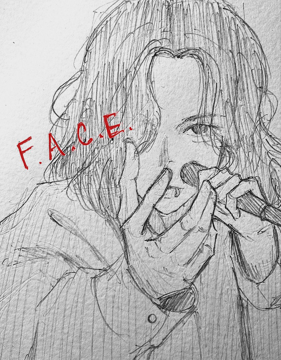 r_DO619's tweet photo. F.A.C.E.
 #キタニタツヤを描画せよ https://t.co/wlQlg3fBei