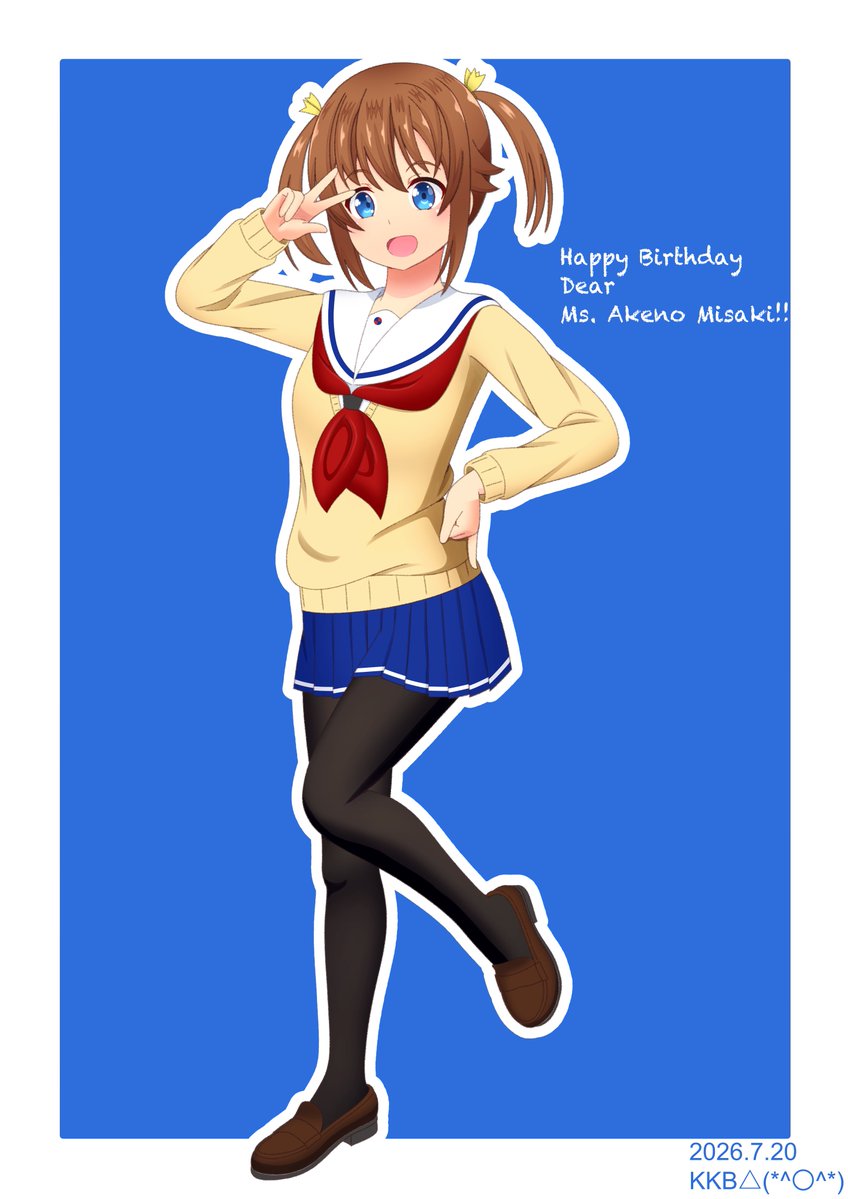 KKB401A's tweet photo. #岬明乃生誕祭2026 
#はいふり 
今年もミケちゃんたんおめです🎉🎉🎉🎉(*^〇^*) https://t.co/PqMmJreyAN