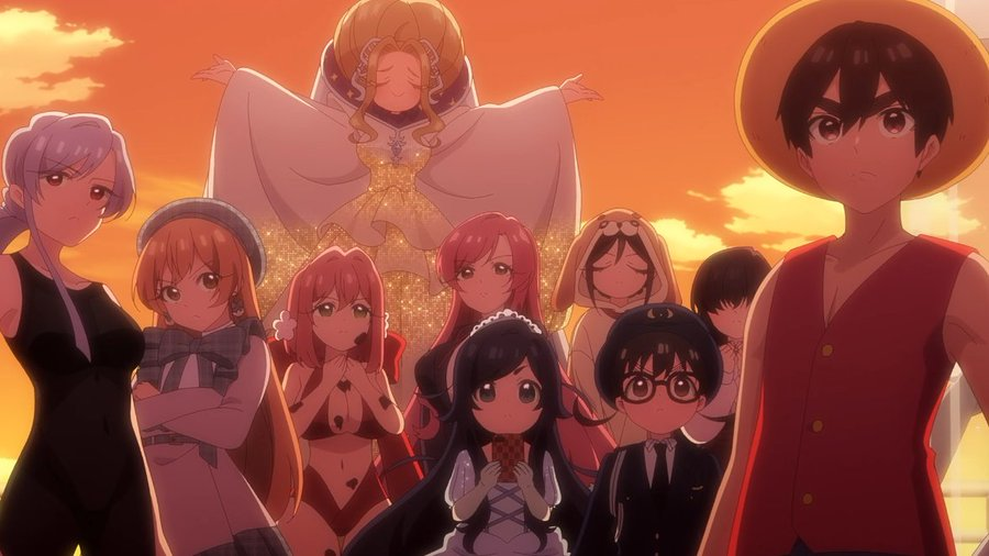 『君のことが大大大大大好きな100人の彼女 第3期』 第27話 新担任ナディー先生の登場と恋太郎の補習反応画像18