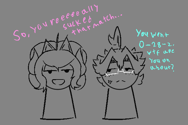 KTKNSFW's tweet photo. Funny insta-loss with @sherbetdraws  1/2 https://t.co/nuhwQiUh0g