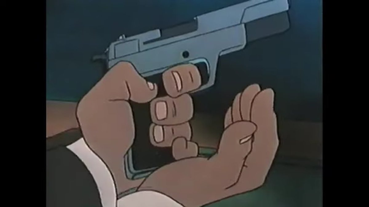 JQscreens's tweet photo. "Oliver &amp; Company"—come to think of it, aside from propaganda films made during World War II, wasn't that the only Disney film up to "Atlantis: The Lost Empire" in which an automatic pistol appeared? https://t.co/WiAMRkCheb