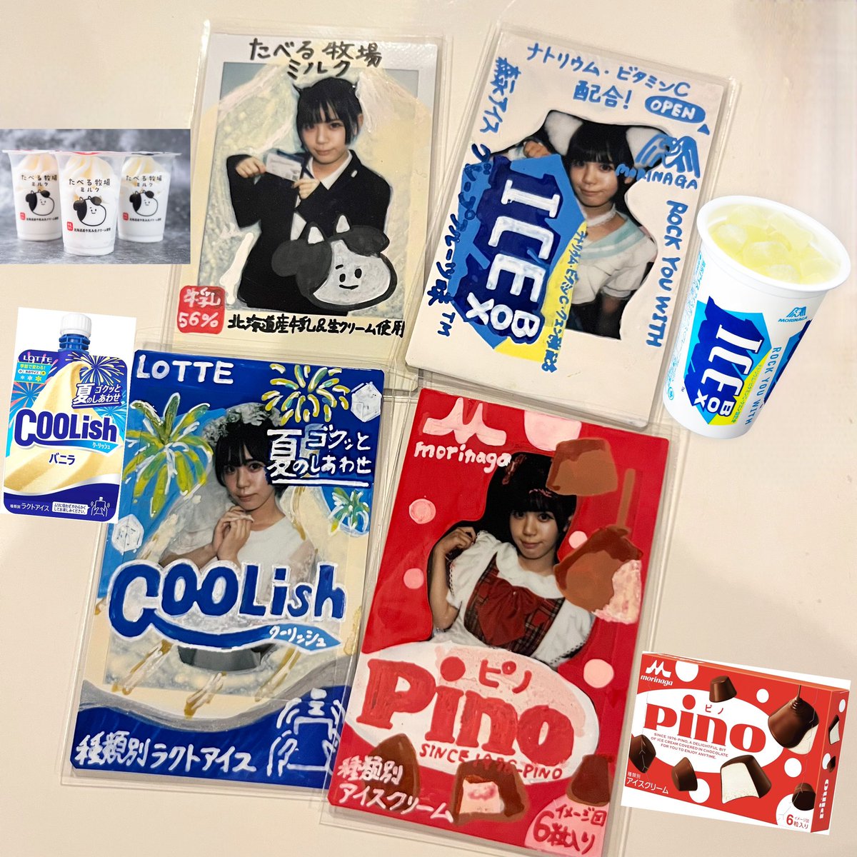 mkn_rebelrebel's tweet photo. #かんみーチェキ

今年もアイス🧊🍨チェキも描きました！！！ラインナップ変えてみた https://t.co/AVatsUvTss