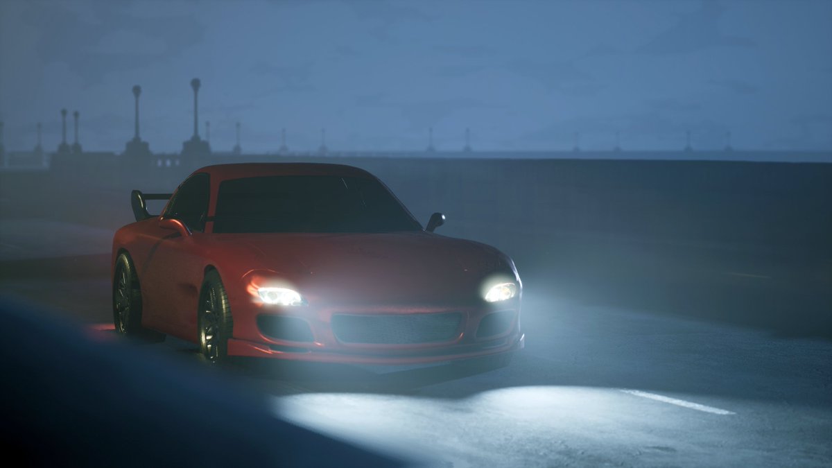mazdalover245's tweet photo. decided to render an rx7 I modeled sometime back, UE5 can make sick renders, although there is still a lot I can improve on 

 #3DArt #HardSurface #UnrealEngine #3D https://t.co/Fkldz0yiFM