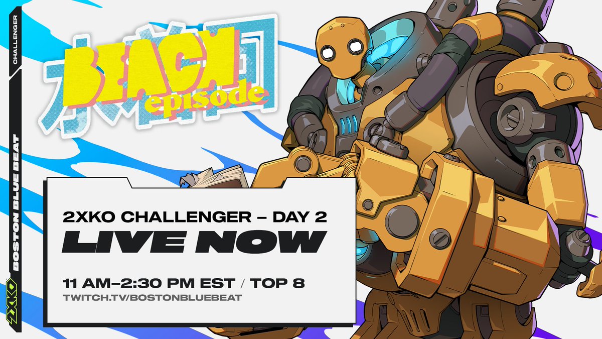 Play2XKO's tweet photo. top 8 at @BostonBlueBeat is underway, pull up as we crown the next challenger event champ https://t.co/inmPdnYrjI