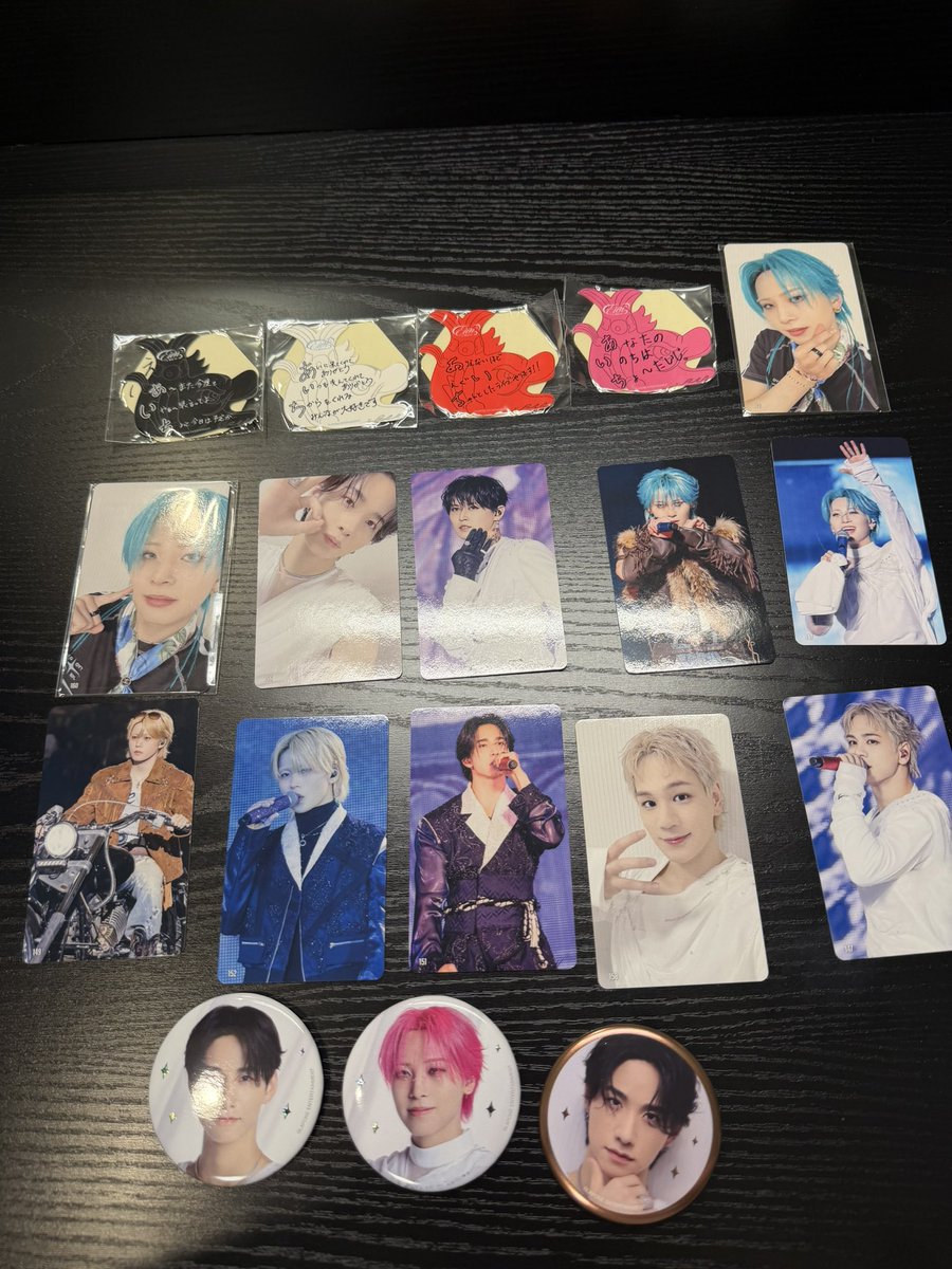 pua__kooo's tweet photo. JO1DER SHOW 2026 EIEN FINAL 永縁 
グッズ 交換 カプセルトイ トレカ

【譲】 画像のもの

【求】
トレカ 川西  149.150.151.157.158.160.162
缶バッジ 同種川西
ステッカー 河野

20日名古屋現地にて手渡し交換希望です。
お気軽にお声がけください🙇‍♀️
#JO1交換 https://t.co/Ek9bIsDlbs