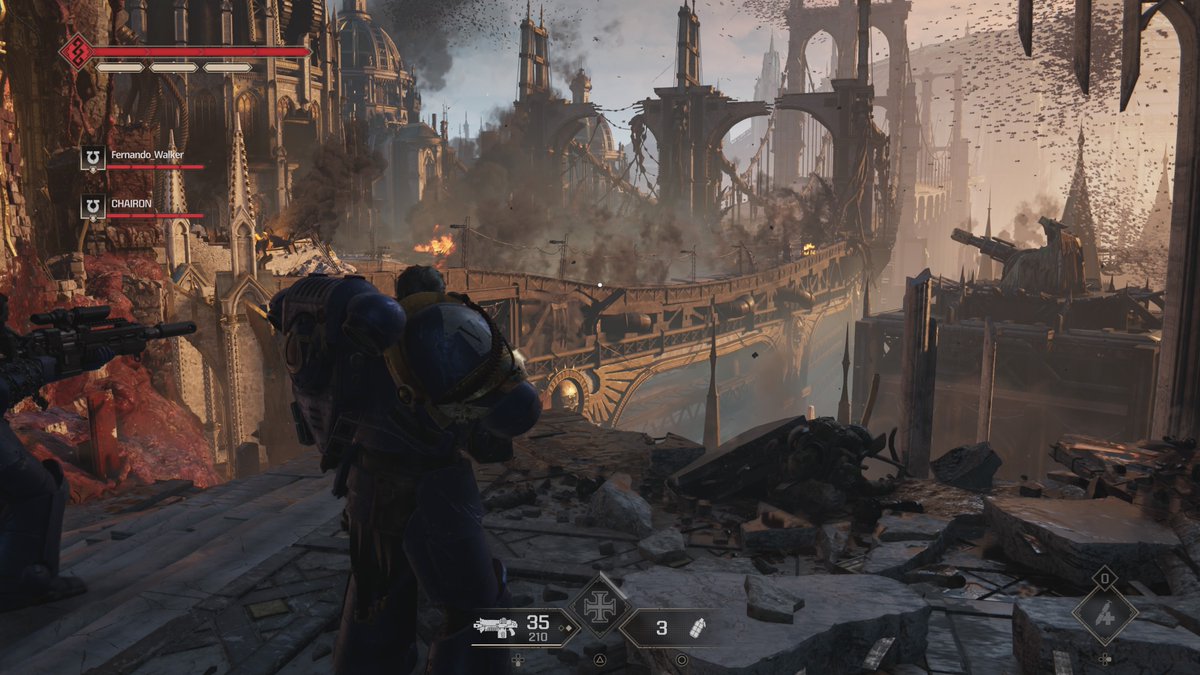 Andradde85's tweet photo. 14° - Warhammer 40K: Space Marine 2

Bom jogo, coop legal de jogar (até 3 pessoas), ótimos gráficos e uma histórinha ok, principalmente pra quem curte o lore.

No lado negativo? Curto, por vezes bem repetitivo e com uns loadings bem demorados pra geração atual.

#PS5 #Warhammer https://t.co/ZqYq1mfKRU