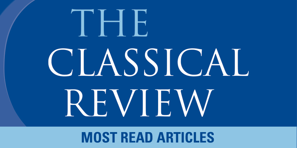 CambUP_Classics's tweet photo. Check out The Classical Review's most-read articles here: https://t.co/3JfkAD1Hip
#classicstwitter #classicalreview
@Classical_Assoc https://t.co/iIGGhFyVsZ