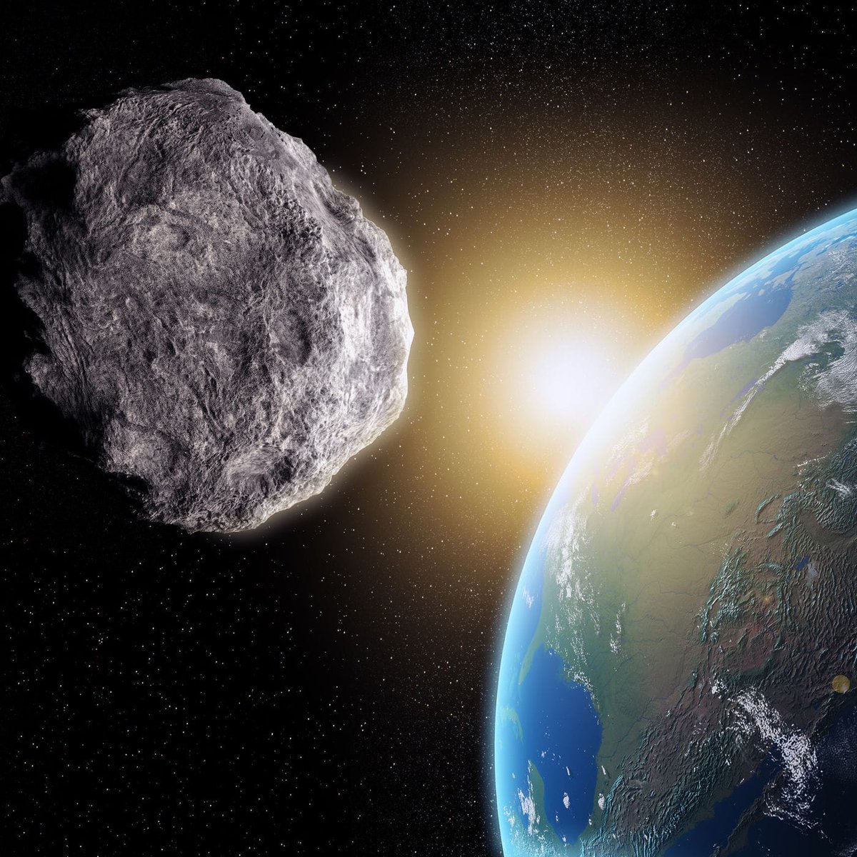 spacevibex's tweet photo. 🚨 CLOSE ENCOUNTER: An asteroid as big as 16 washing machines is headed toward Earth’s neighborhood, passing well inside the moon's orbit! 🌌 https://t.co/5mNEDpMCG1
