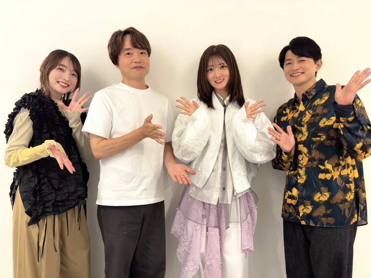 ayaMiNTgreen's tweet photo. 「浅黄の桜-あさぎのさくら-」より
さくら役、上田麗奈さん
風磨役、下野紘さん
そして前作も御出演された中井和哉さんと！🌸

「紫苑のもみじ」でもご一緒できて、
とてもとても嬉しかったです！！
ありがとうございました！🍁✨
#紫苑のもみじ https://t.co/tqr7GXh1ZH