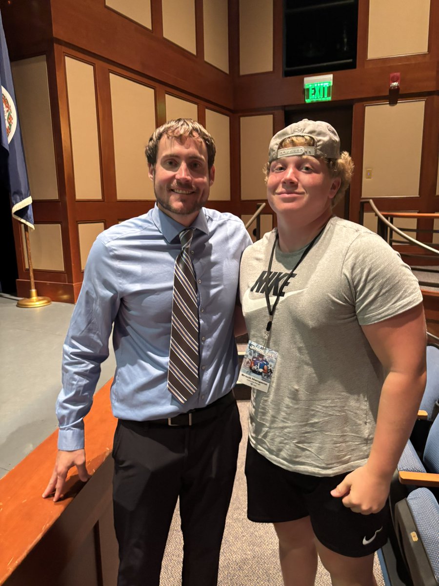 brockmangano_'s tweet photo. I had a great Junior Day at @cnu_football yesterday! The campus was beautiful! I’m excited to see the game-day atmosphere! @JosephM48549229 @ForgeFootballHS @CoachRio55 @coachatsmith https://t.co/T5BYJ2vlTR