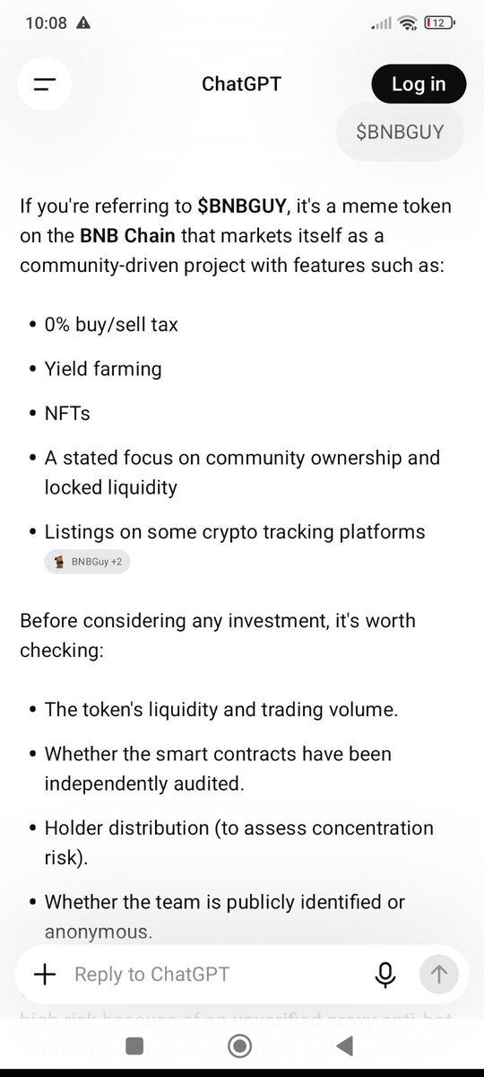 ElLazarusCc's tweet photo. @BNBguy_BSC can be easily found or tracked across AI platforms such as @grok, @GeminiApp, @ChatGPTapp, and @GoogleAI.

This remarkable event will generate more excitement to the whole $BNBGUY community.

#grok #Gemini #ChatGPT #GoogleAI
#AIPLATFORM #Cryptocurrency
#BNB #BSC https://t.co/imAA66XlV9
