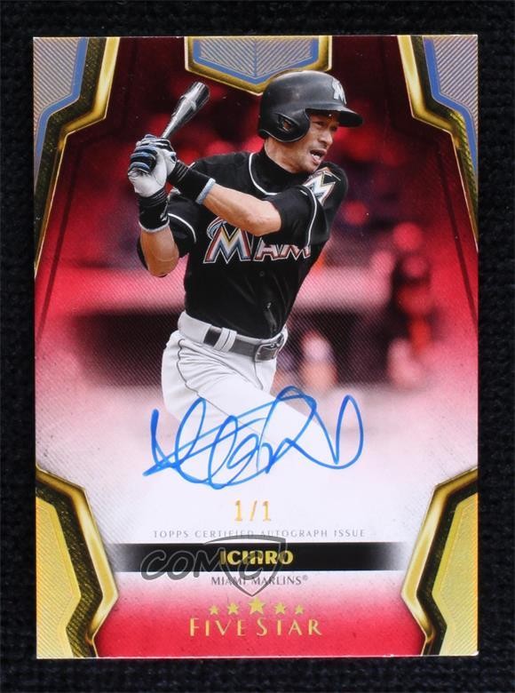 イチロー 直筆サイン 世界限定25枚 2024 Topps Five Star 2024 Topps Five Star、イチロー選手の直筆サインカードです。 💎 1/1