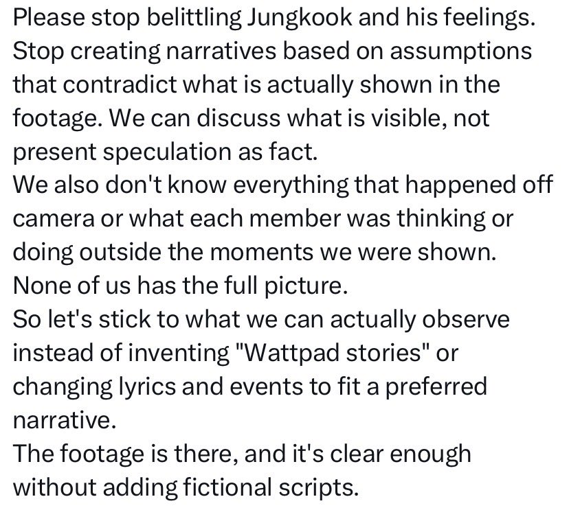 Mel_0246's tweet photo. Being right next to jk &amp; not offering comfort proves that nobody cares.

#Taekook shippers: Taehyung respected his space &amp; didn't want him to cry more. It was impossible for jk to cry more
#Jikook shippers: The circular base didn't let jm see him crying ; RM didn't let him
🫪💀 https://t.co/csruHMx8Iu