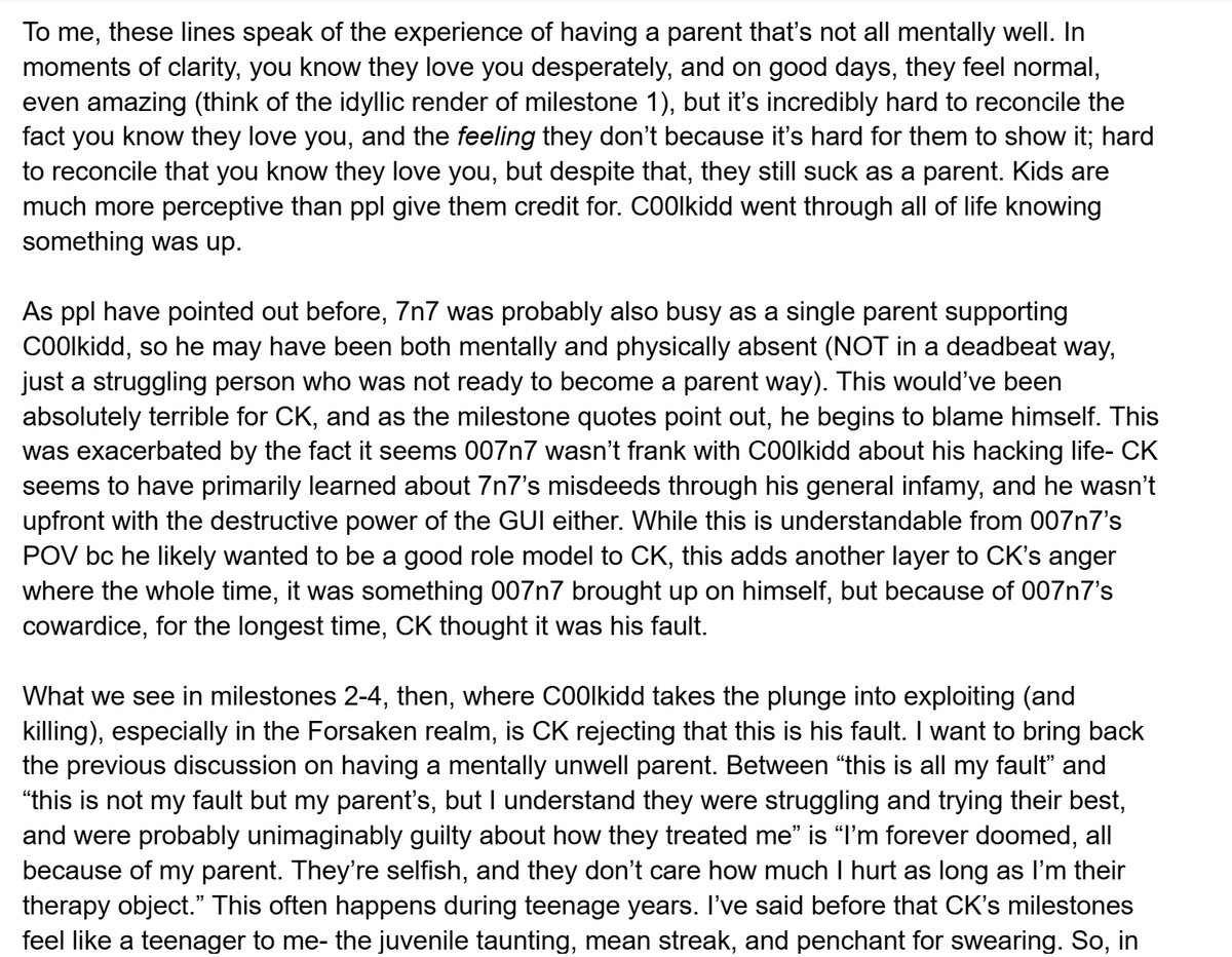 Finch3939's tweet photo. @koekonaut ok so this kinda spun out of control and is way more about ck's milestones in general than just the kill lines, but here's my thoughts after sobbing about the milestone lines for a bit :D https://t.co/MXwDN6BsYZ