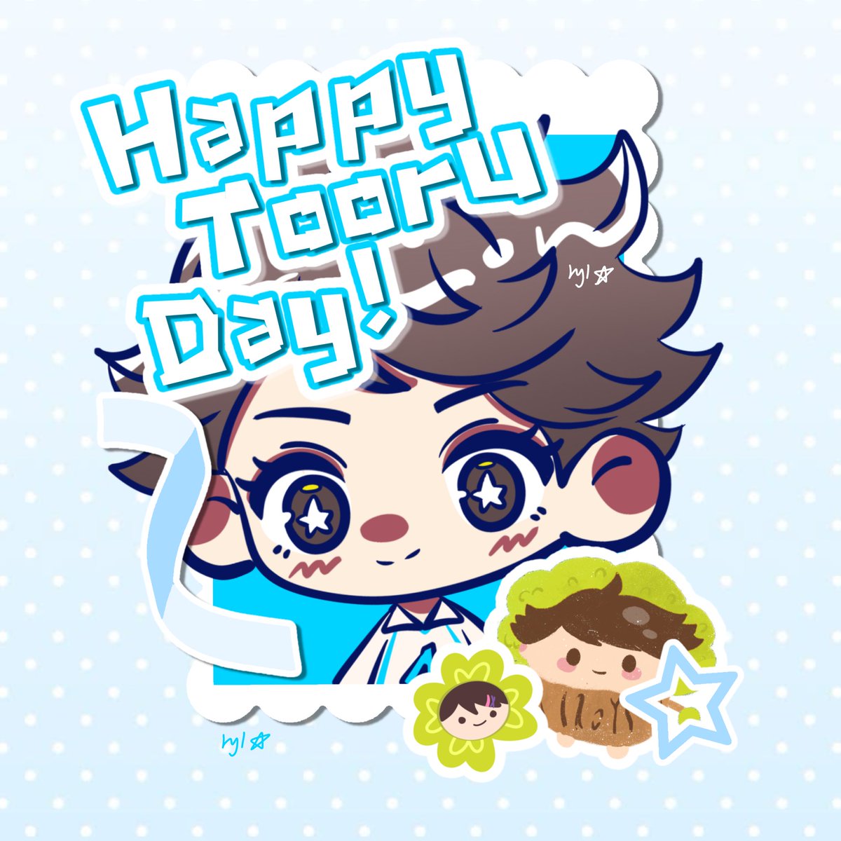 madeatdawn's tweet photo. Happy Tooru Day! 
#及川徹誕生祭2026 https://t.co/U6oyzKDXQR