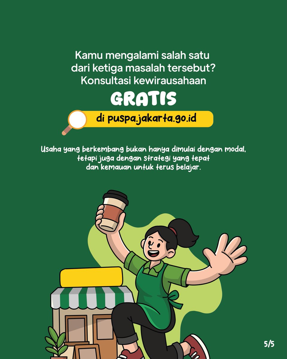 dppappdki's tweet photo. Yuk mulai evaluasi dan perbaiki dari sekarang ✨Hubungi https://t.co/gVqSURs9bH untuk konsultasi kewirausahaan GRATIS 🙌
#UMKM #Wirausaha #Jakpreneur #DPPAPPDKI #DKIJakarta https://t.co/xQP4BWYSG9