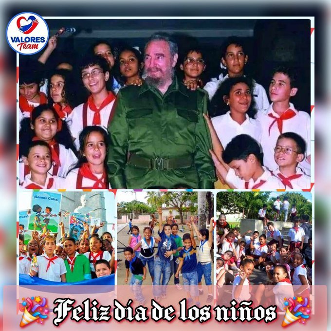 ZaraCuba's tweet photo. @ValoresTeam1 @cafemartiano @FrankCuba2021 @PieEnElEstribo2 @ValorRazon @LaurelesyOlivo @Latido_Izquierd @Vicente73977721 @Giro5O Feliz día para la esperanza del mundo. Que su alegría y creatividad sean eternas.
#ValoresTeam
#DomingoEnFamilia https://t.co/bOzoMb5RCI