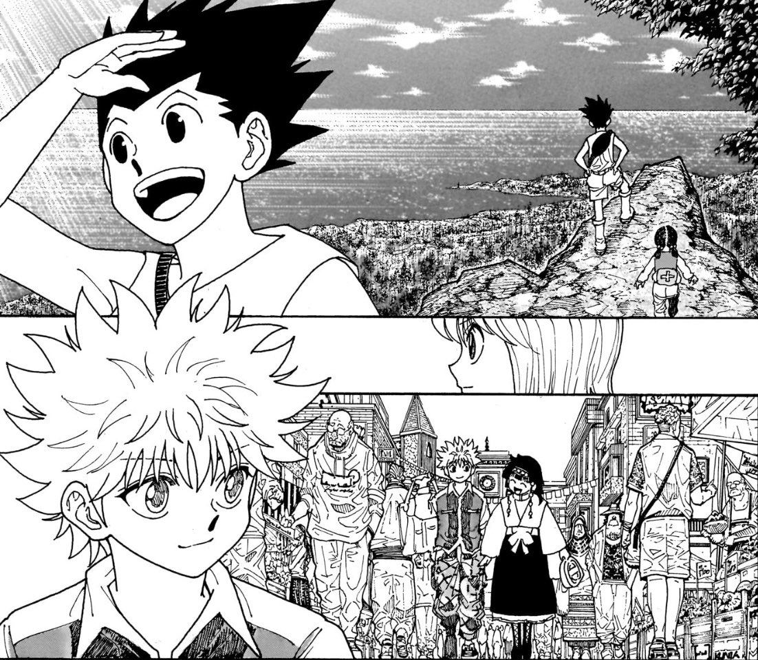 HUNTER×HUNTER最新414話でゴンとキルアが12年ぶり本誌再登場