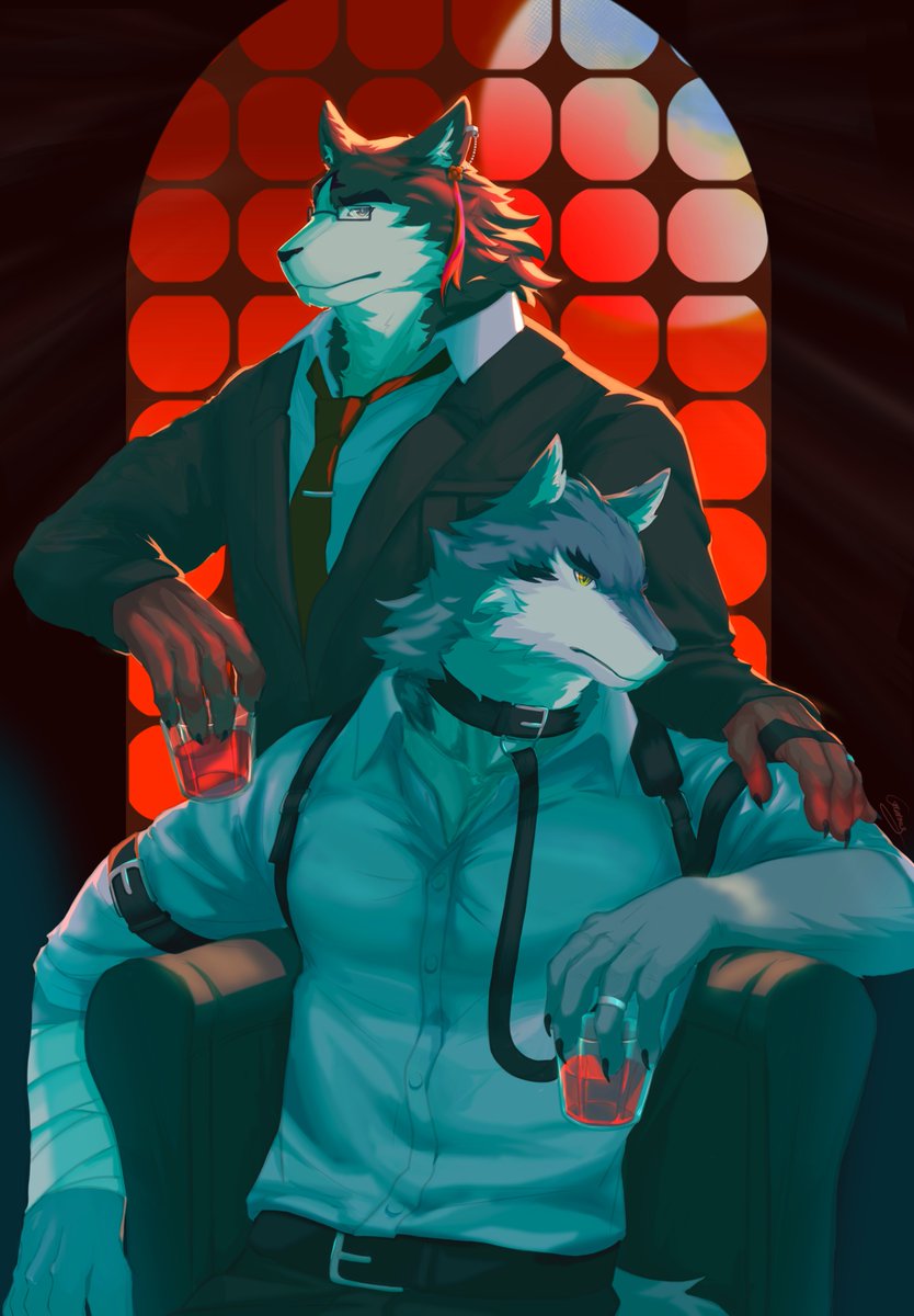 Gantous0's tweet photo. Little art gift I made for friends.

#OC #furry #artgift https://t.co/oB68c5wXbb