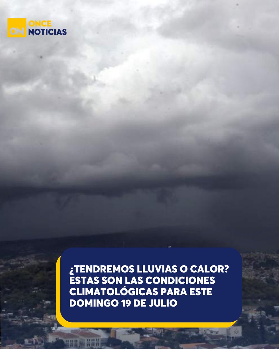 canal11hn's tweet photo. 🌦️🇭🇳 ¿Lluvias o calor? Consulte el pronóstico del clima para este domingo 19 de julio y descubra qué condiciones prevalecerán en las diferentes regiones de Honduras. 🌡️🌧️
https://t.co/Bug8AyYQEW
#ClimaHN #Honduras #Pronóstico #Tiempo https://t.co/SpR6vjEzkN