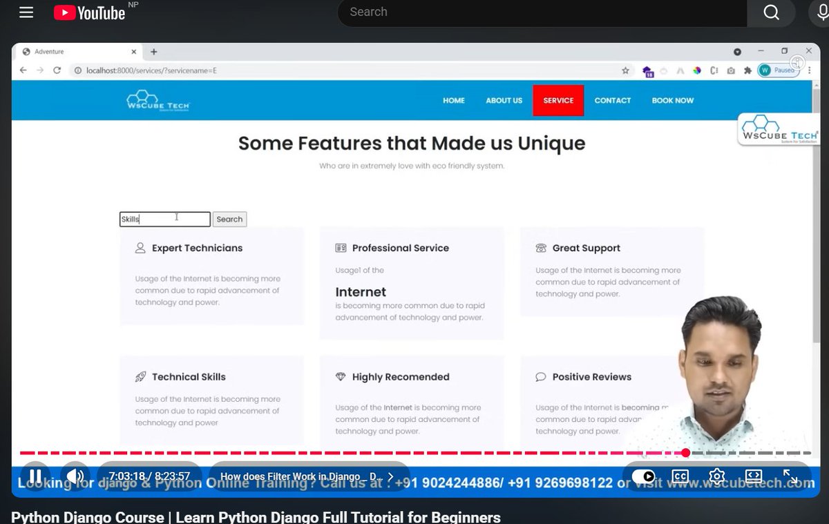 kalyaaan_d's tweet photo. #LSPPDay49
Today, I learned how filter works in Django. I Practiced exact word search, __icontains for partial and case insensitive matching and displayed  "No records found" message when the data was empty on searching.
#60DaysOfLearning2026 #LearningWithLeapfrog
@lftechnology https://t.co/kZvf4ymCgZ