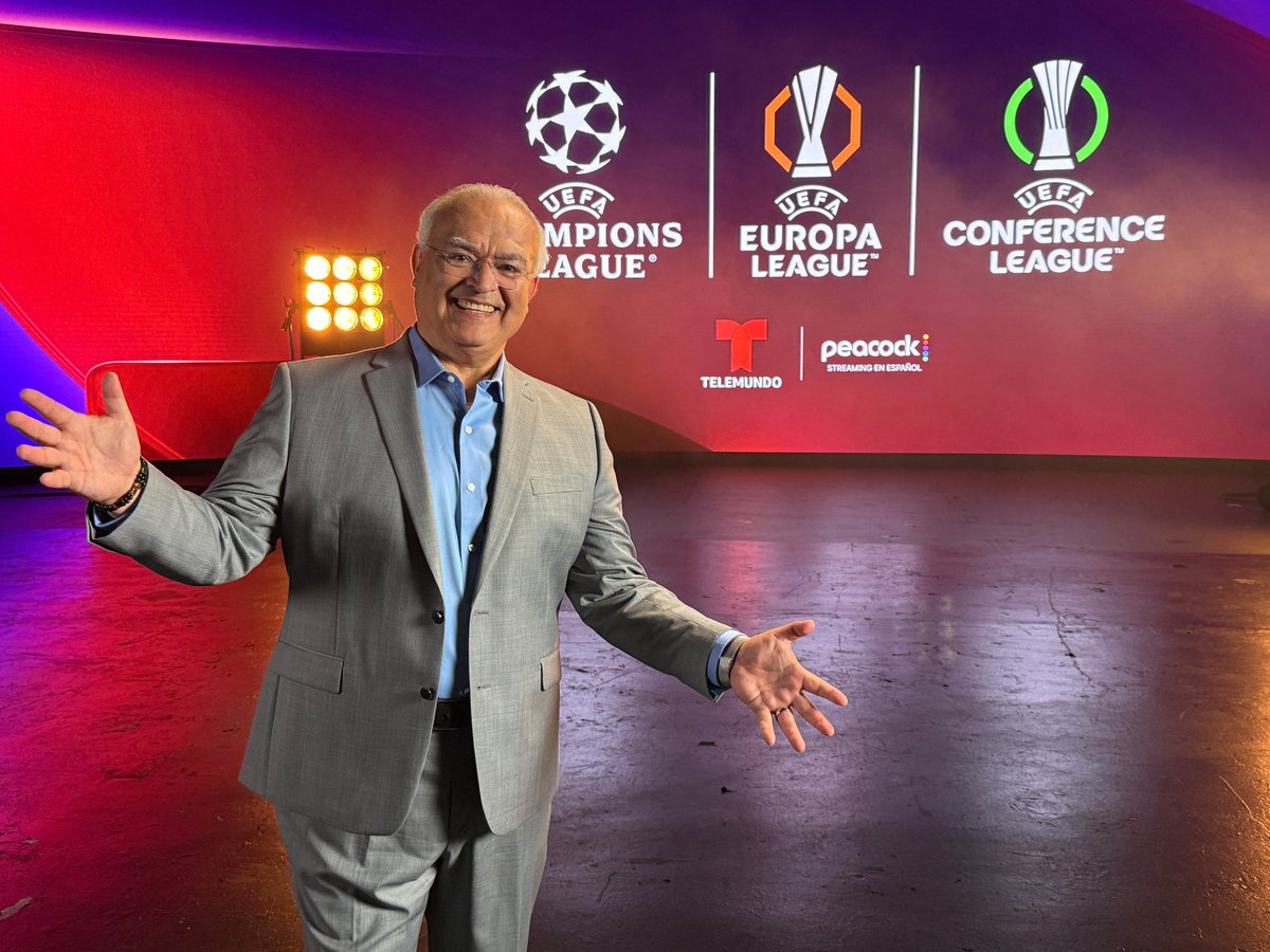LuisOmarTapia's tweet photo. 🏆 

¡OFICIAL! 🚨 
¡VUELVO A  LAS NOCHES MÁGICAS! ⚽️✨

A partir de 2027, la UEFA Champions League, Europa League y Conference League se verán EXCLUSIVAMENTE en español por @Telemundo @TelemundoSports y @peacock en Estados Unidos 🇺🇸📺

¡Qué emoción volver a narrar el mejor fútbol del mundo! 🎙️

Prepárense para vibrar con cada gol. ¡La Champions tendrá nueva casa! 🏆