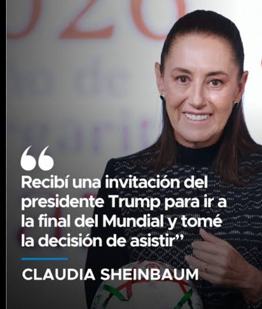eltemagv's tweet photo. Queridos fachos,

1. Para la inauguración del mundial, la Presidenta Sheinbaum recibió como REGALO un boleto de la FIFA. Ese boleto era suyo y por eso se lo obsequió a una niña.

2. Para la final en Nueva York, recibió una INVITACIÓN de Donald Trump, la cuál aceptó de manera diplomática, ya que las invitaciones no son transferibles.

3. Las críticas y berrinches que están haciendo por este tema solo demuestra que ustedes son unas personitas incapaces de entender los conceptos más básicos. No es queja #DanPenaAjena